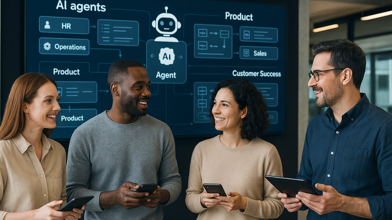 How CEOs introducing AI agents into the workplace are getting customers and employees ready for the shift