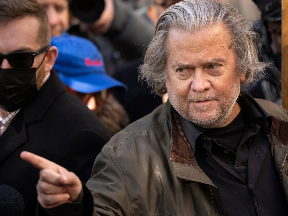 The Justice Department has moved to drop the criminal case against Steve Bannon